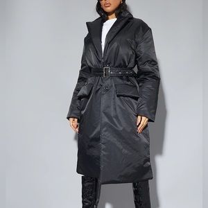 Padded Midi Coat